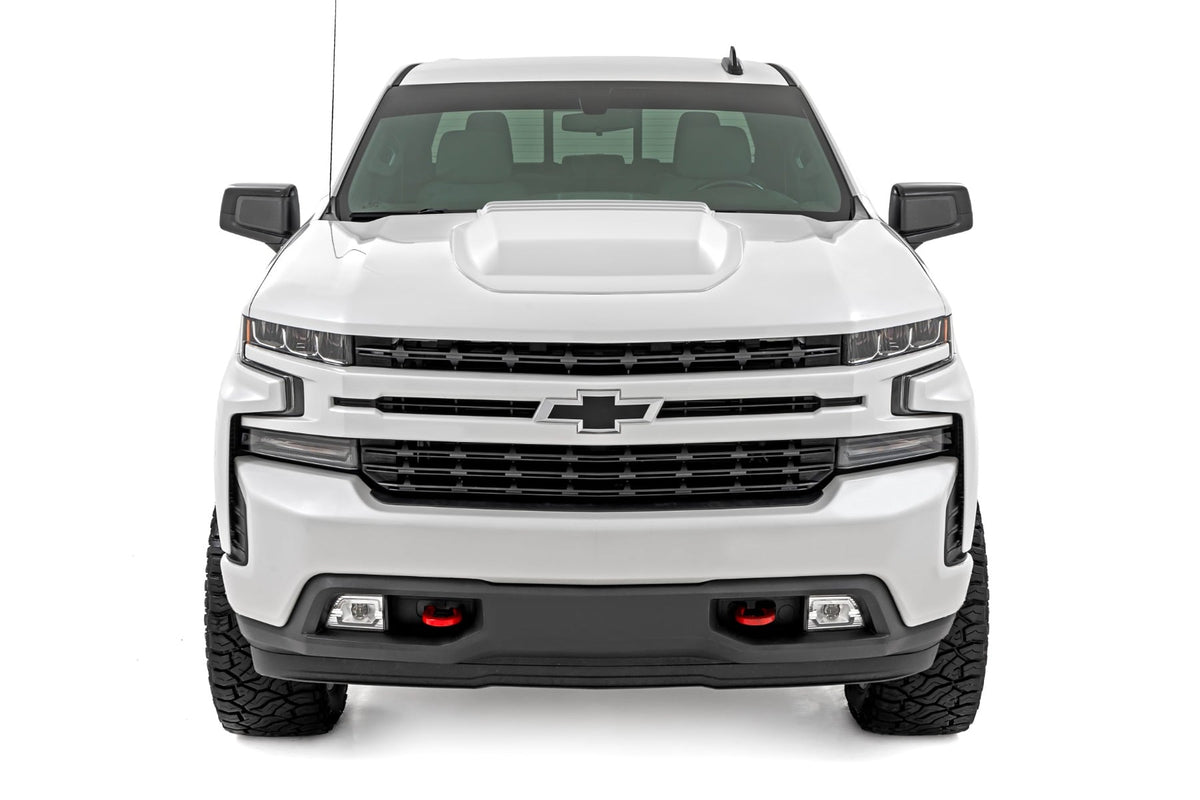 Hood Scoop | GAZ Summit White | Chevy Silverado 1500 2WD/4WD (2019-2026) - Misc 25% (Image 2 of 6)