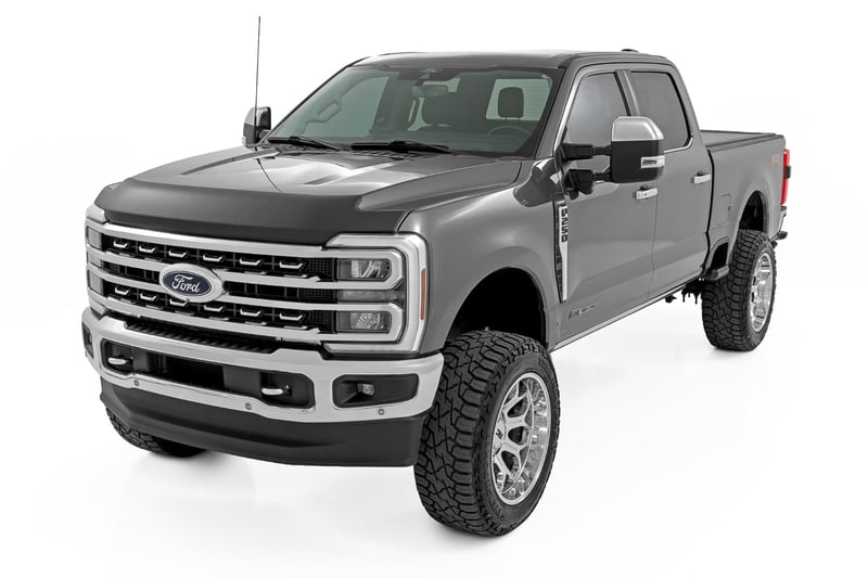 RC Hood Protector | Gloss Black | Ford F-250/F-350 Super Duty 2WD/4WD (23-26) (manufacturer page)