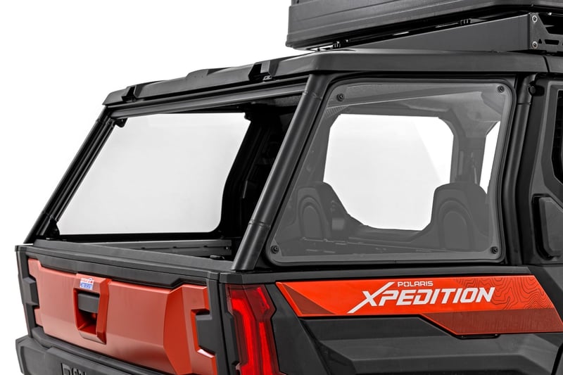 RC Bed Side Rear Windows | Scratch Resistant | Polaris XPEDITION ADV 5 (manufacturer page)