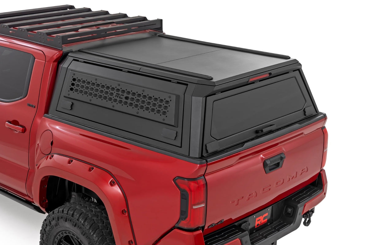 Rough Country 73407 Truck Bed Cap | Modular | 5' Bed | Toyota Tacoma 2WD/4WD (2024-2026) - Studio View 1