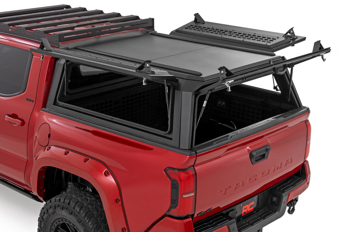 Rough Country 73407 Truck Bed Cap | Modular | 5' Bed | Toyota Tacoma 2WD/4WD (2024-2026) - Studio View 2