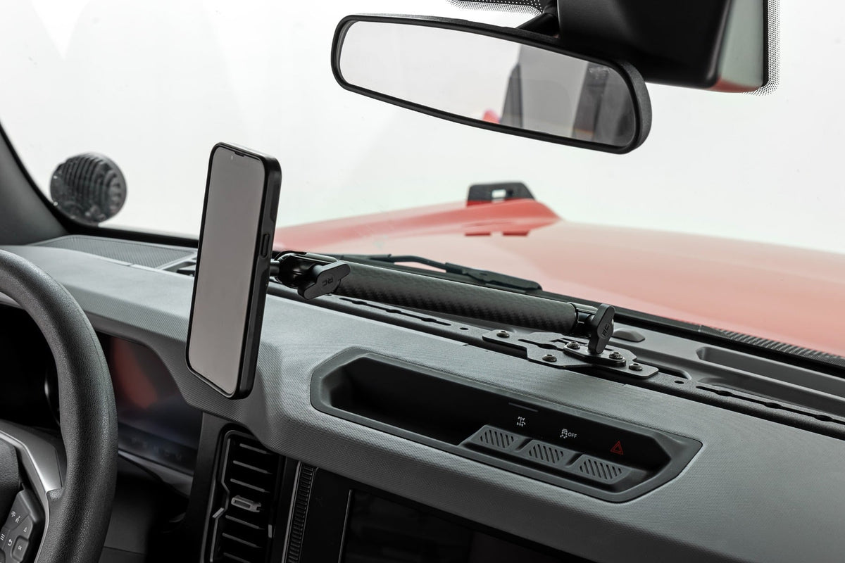 Rough Country 51151 Dash Mount | 8" Mag Safe Mount | Ford Bronco 4WD (2021-2026) - Studio View 2