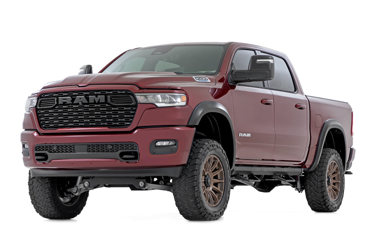 Rough Country S-D319205-PDN Sport Fender Flares | PDN Ceramic Gray | Ram 1500 2WD/4WD (2025-2026) - Studio View 3
