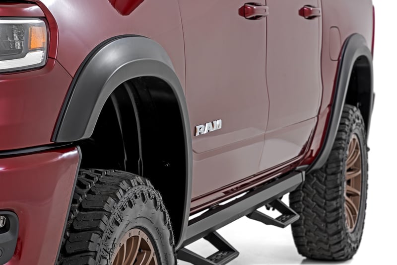RC Sport Fender Flares | PR4 Flame Red | Ram 1500 2WD/4WD (2025-2026) (manufacturer page)