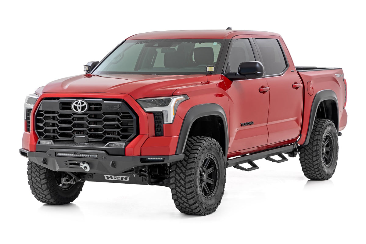 Rough Country 71097 SRL2 Adj Aluminum Steps | CrewMax | Toyota Tundra 2WD/4WD (2022-2026) - Image 2