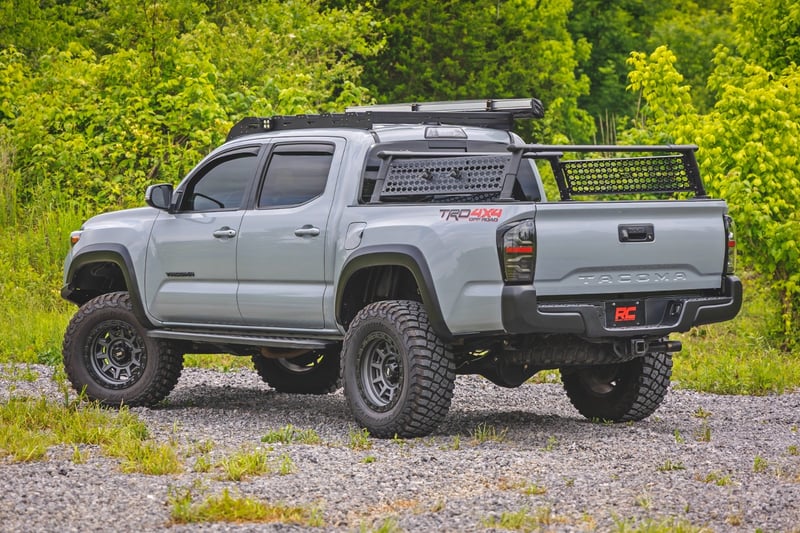 RC RPT2 Running Board | Double Cab | Black | Toyota Tacoma 2WD/4WD (2016-2023) (manufacturer page)