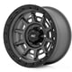 RC 85 Series Wheel | Simulated Beadlock | Gunmetal Gray/Black | 17x9 | 6x5.5 | -12mm (manufacturer page)