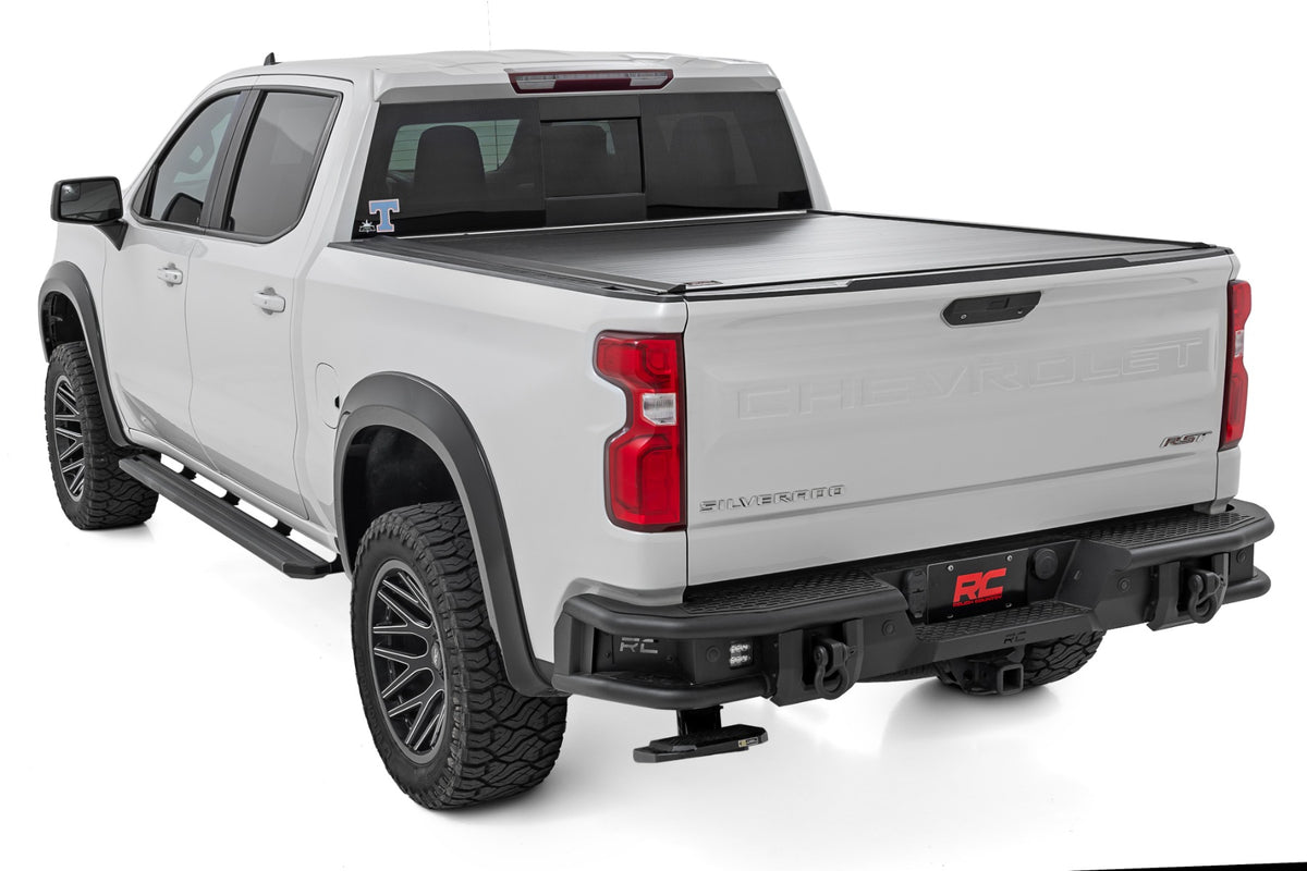 Rough Country 51219 Rear Bumper | Tubular | Chevy Silverado 1500 2WD/4WD (2019-2026) - Image 2