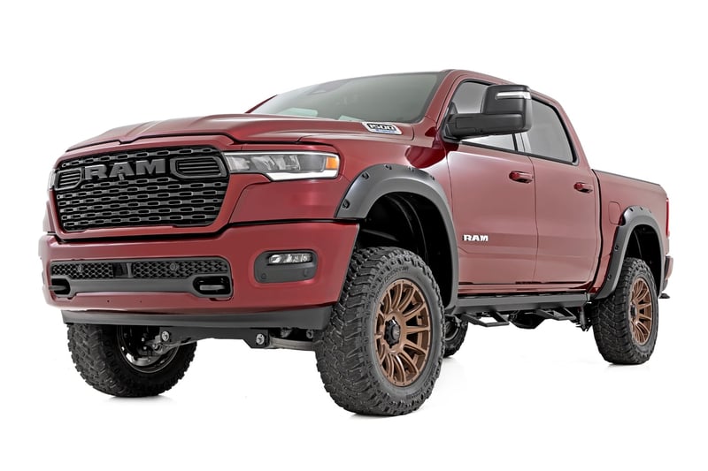 RC Pocket Fender Flares | Gloss Black | Ram 1500 2WD/4WD (2025-2026) (manufacturer page)