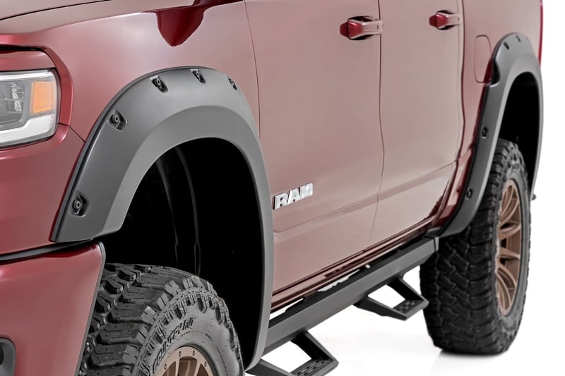 RC Pocket Fender Flares | PAU Granite Crystal | Ram 1500 2WD/4WD (2025-2026) (manufacturer page)