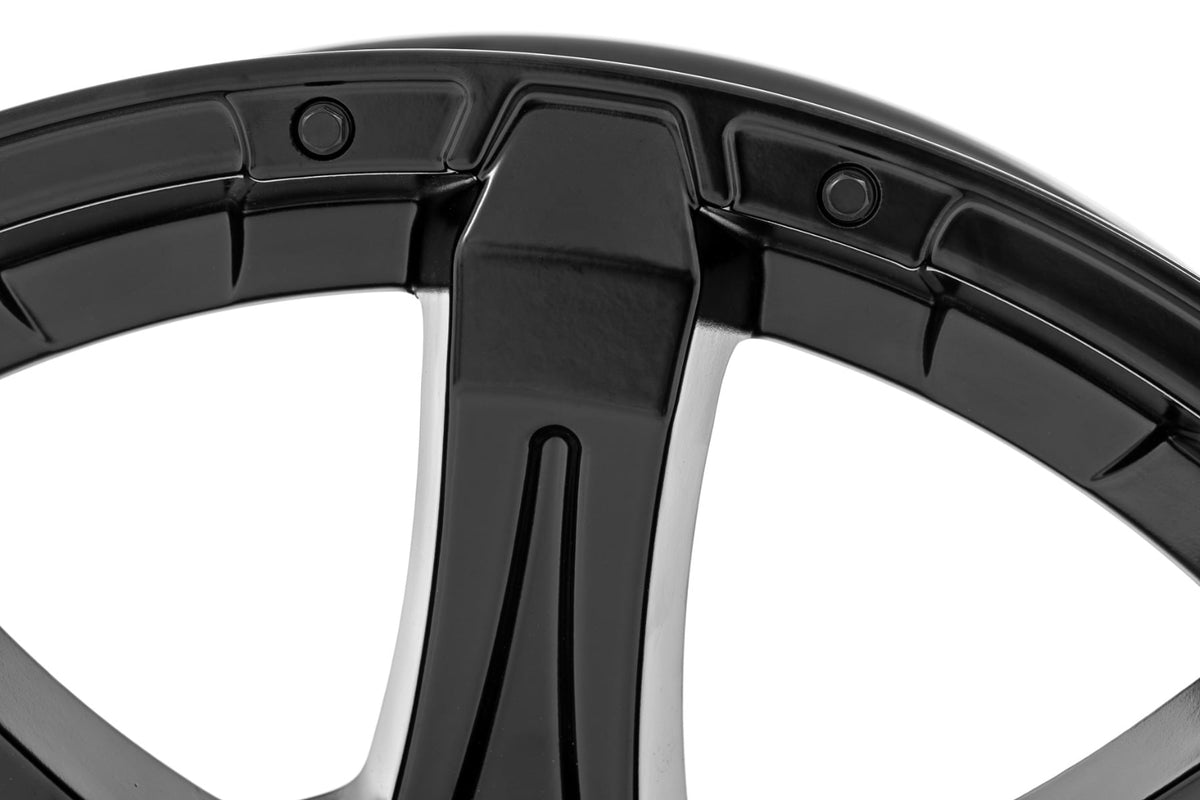 Rough Country 81200910 81 Series Wheel | One-Piece | Semi Gloss Black | 20x9 | 8x6.5 | 0mm - Image 5