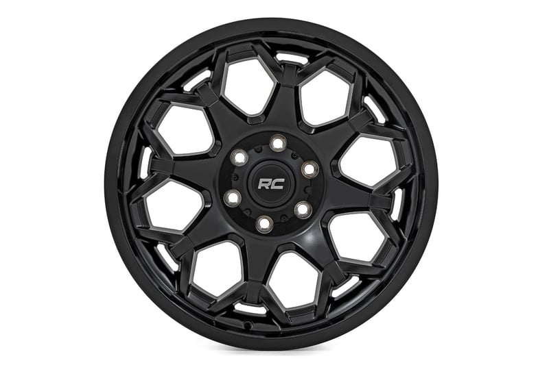 RC 80 Series Wheel | One-Piece | Semi Gloss Black | 20x9 | 6x5.5 | -12mm (manufacturer page)