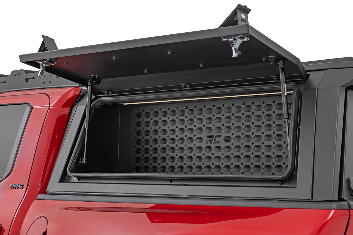 Bed Cap Molle Panel Side Storage Bin | Drivers Side | Toyota Tacoma (24-26) - Bed Covers (Image 1 of 6)