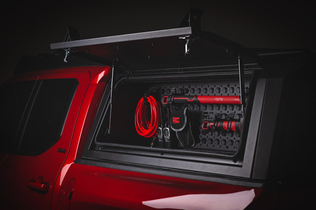 Rough Country 73407 Truck Bed Cap | Modular | 5' Bed | Toyota Tacoma 2WD/4WD (2024-2026) - Studio View 6