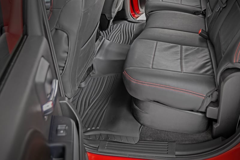 RC Flex-Fit Floor Mats | FR & RR | FR Bucket | Crew | Chevy/GMC 1500/2500HD/3500HD 2WD/4WD (manufacturer page)