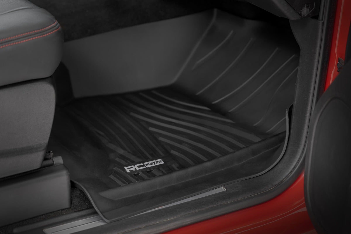 Flex-Fit Floor Mats | FR & RR | FR Bucket | Crew | Chevy/GMC 1500/2500HD/3500HD 2WD/4WD - Interior & Mats (Image 5 of 6)