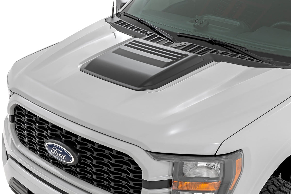 Hood Scoop | E7 Velocity Blue | Ford F-150 2WD/4WD (2021-2026) - Misc 25% (Image 1 of 6)