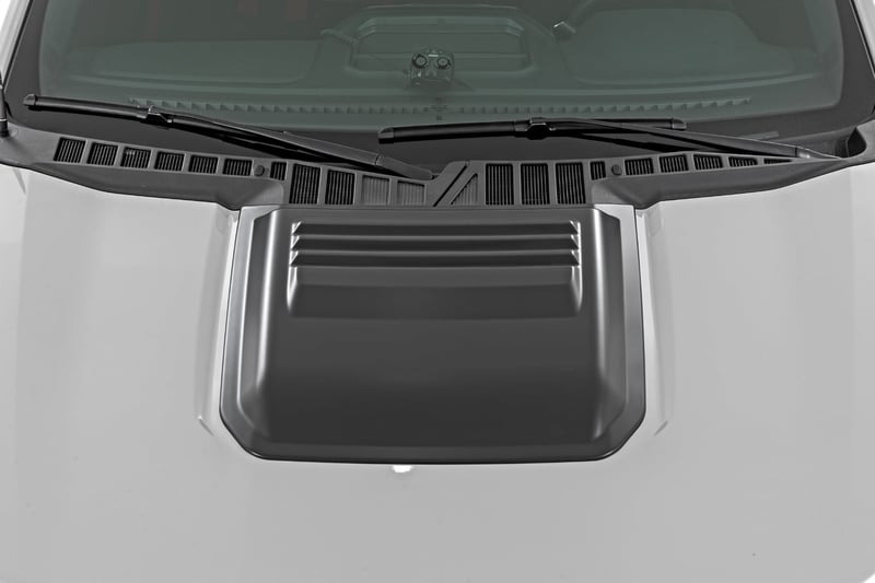 RC Hood Scoop | DB Shelter Green | Ford F-150 2WD/4WD (2021-2026) (manufacturer page)