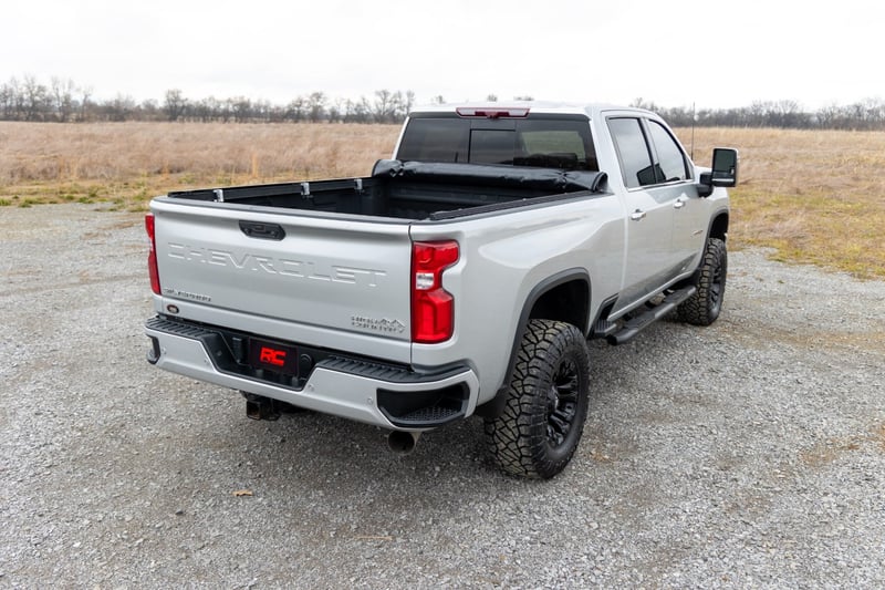 RC Soft Roll Up Bed Cover | 6'9" Bed | Chevy/GMC 2500HD/3500HD (20-26) (manufacturer page)