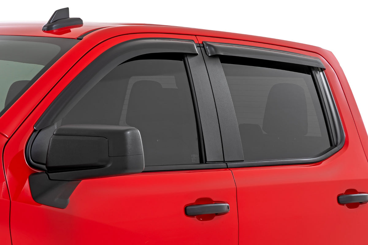 Side Window Deflectors | Tape On Rain Guard | Chevy/GMC 1500/2500HD/3500HD (19-26) - Misc 25% (Image 1 of 6)