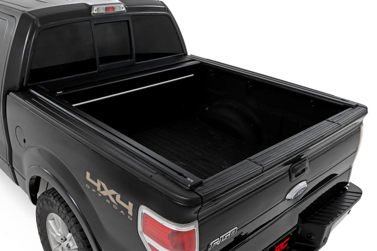 Powered Retractable Bed Cover | 5'7" Bed | Ford F-150 2WD/4WD (2009-2014) - Bed Covers (Image 2 of 6)