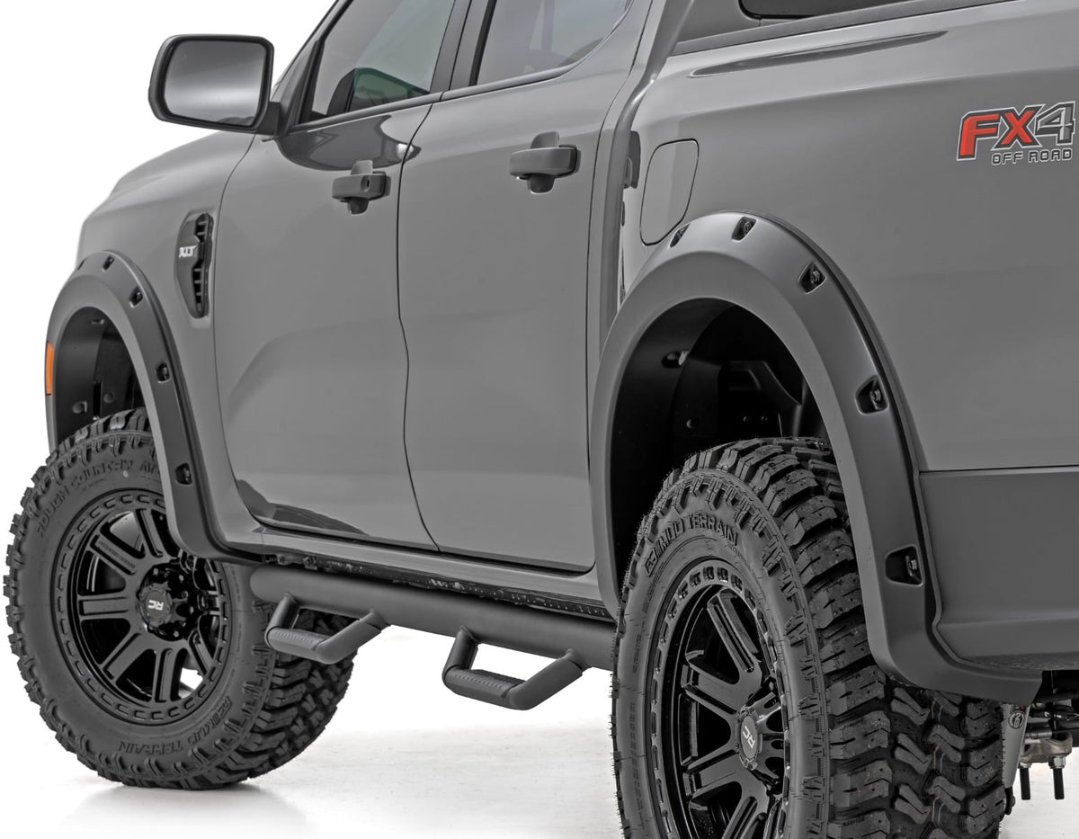 Pocket Fender Flares | G1 Absolute Black | Ford Ranger 2WD/4WD (2024-2026) - Fender Flares (Image 1 of 6)