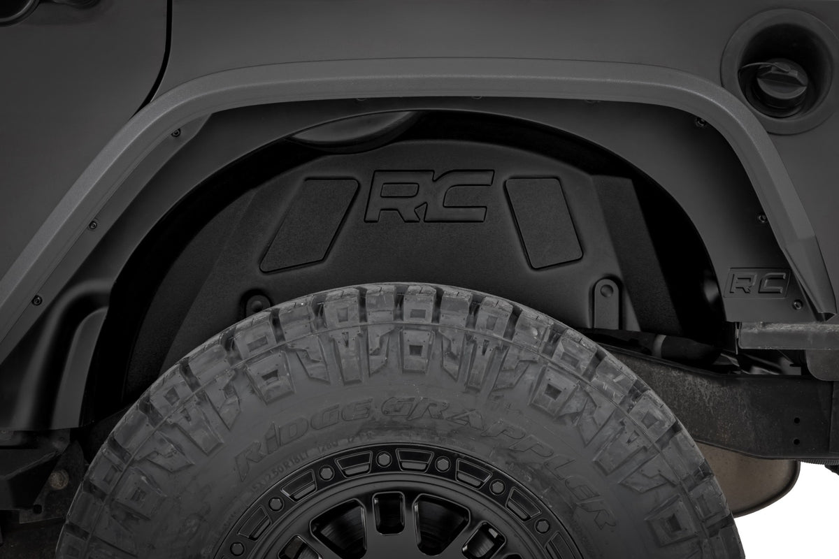 Rear Wheel Well Liners | Jeep Wrangler Unlimited 2WD/4WD (2007-2018) - Wheel Well Liners (Image 2 of 6)