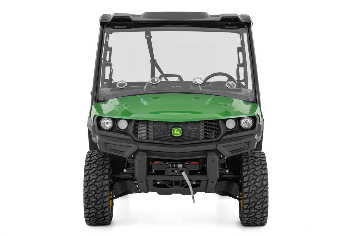 Rough Country 98222275 Vented Full Windshield | Scratch Resistant | John Deere Gator XUV 835 - Studio View 4