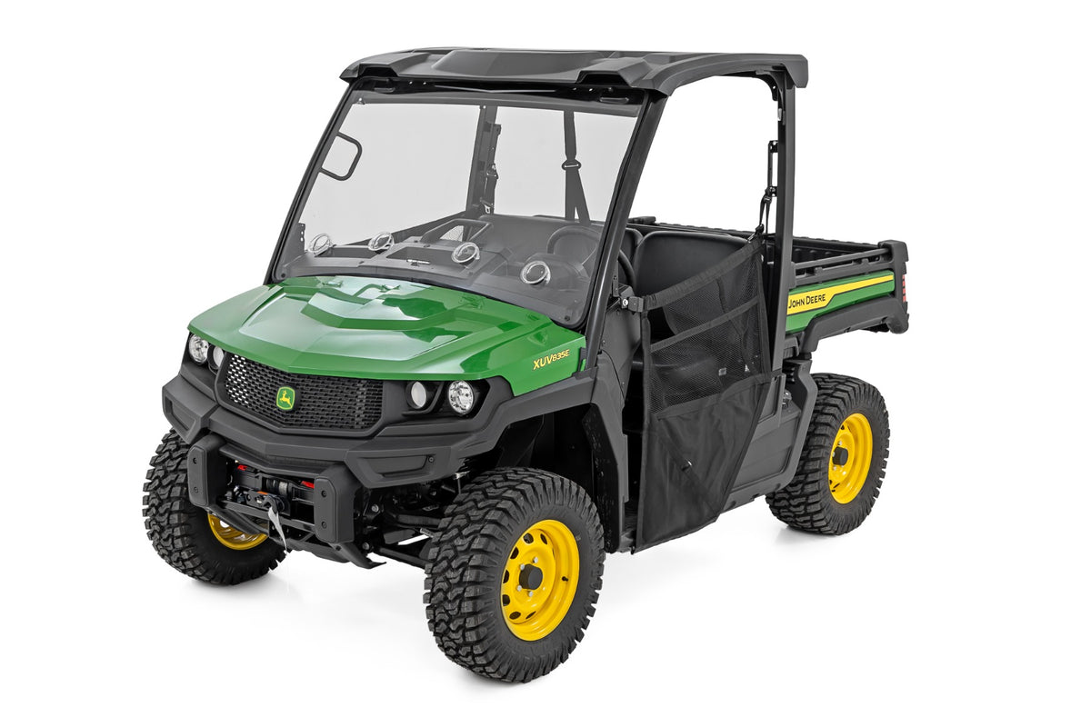 Rough Country 98222275 Vented Full Windshield | Scratch Resistant | John Deere Gator XUV 835 - Studio View 5