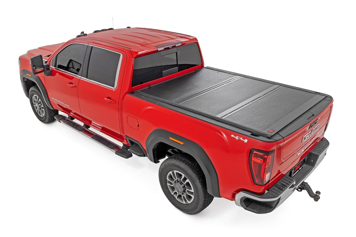 Hard Low Profile Bed Cover | 6'9" Bed | Rail Caps | Chevy/GMC 2500HD/3500HD (20-26) - Bed Covers (Image 3 of 6)