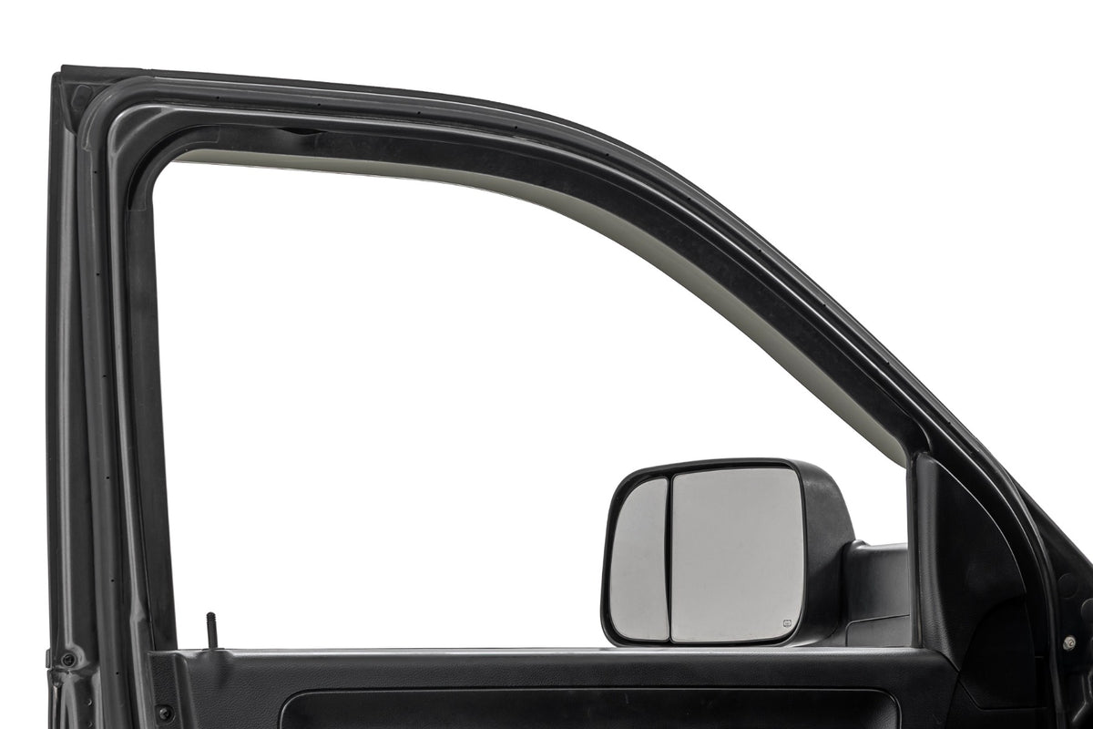 Rough Country 942924 Side Window Deflectors | Tape On Rain Guard | Ram 1500 (09-18)/2500 (10-26) - Image 2