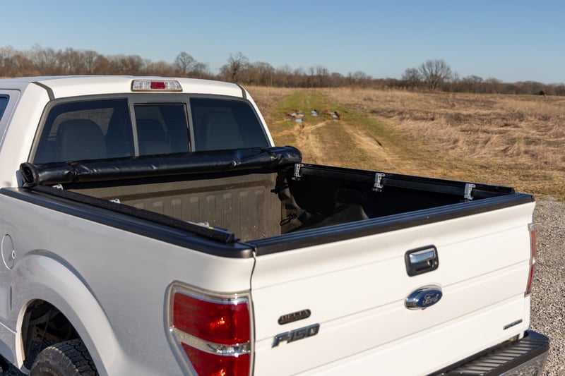 RC Soft Roll Up Bed Cover | 5'7" Bed | Ford F-150 2WD/4WD (2004-2014) (manufacturer page)