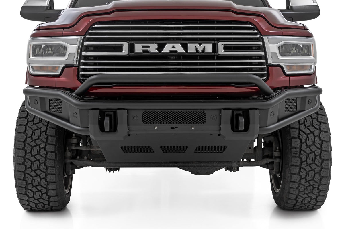 Rough Country 51212 Front Bumper | Tubular | Ram 2500/3500 2WD/4WD (2019-2026) - Studio View 2