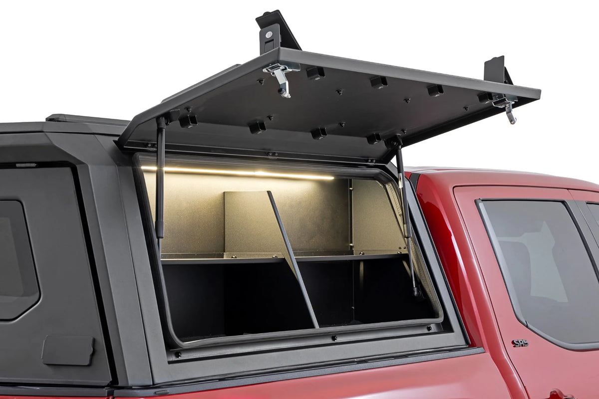 Bed Cap Side Shelf Storage Bin | Passengers Side | Toyota Tundra 2WD/4WD (2022-2026) - Bed Covers (Image 2 of 6)