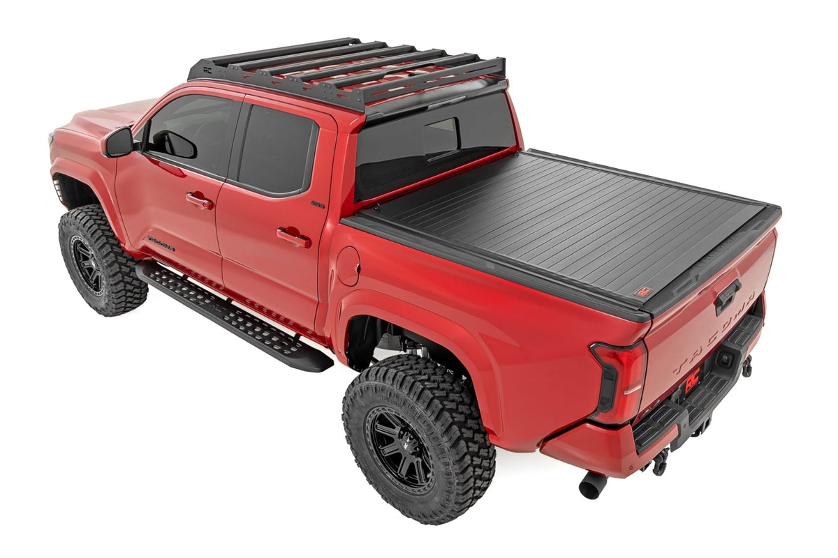 Rough Country 50415551 Hard Roll Up Bed Cover | 5' Bed | Toyota Tacoma 2WD/4WD (2024-2026) - Studio View 3