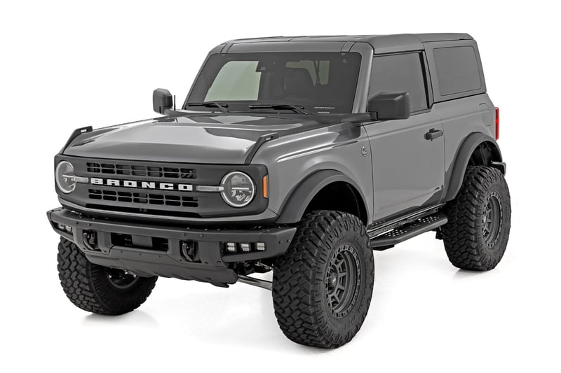 RC OV2 Running Boards | Side Step Bars | 2-Door | Ford Bronco (2 Door) (21-26) (manufacturer page)
