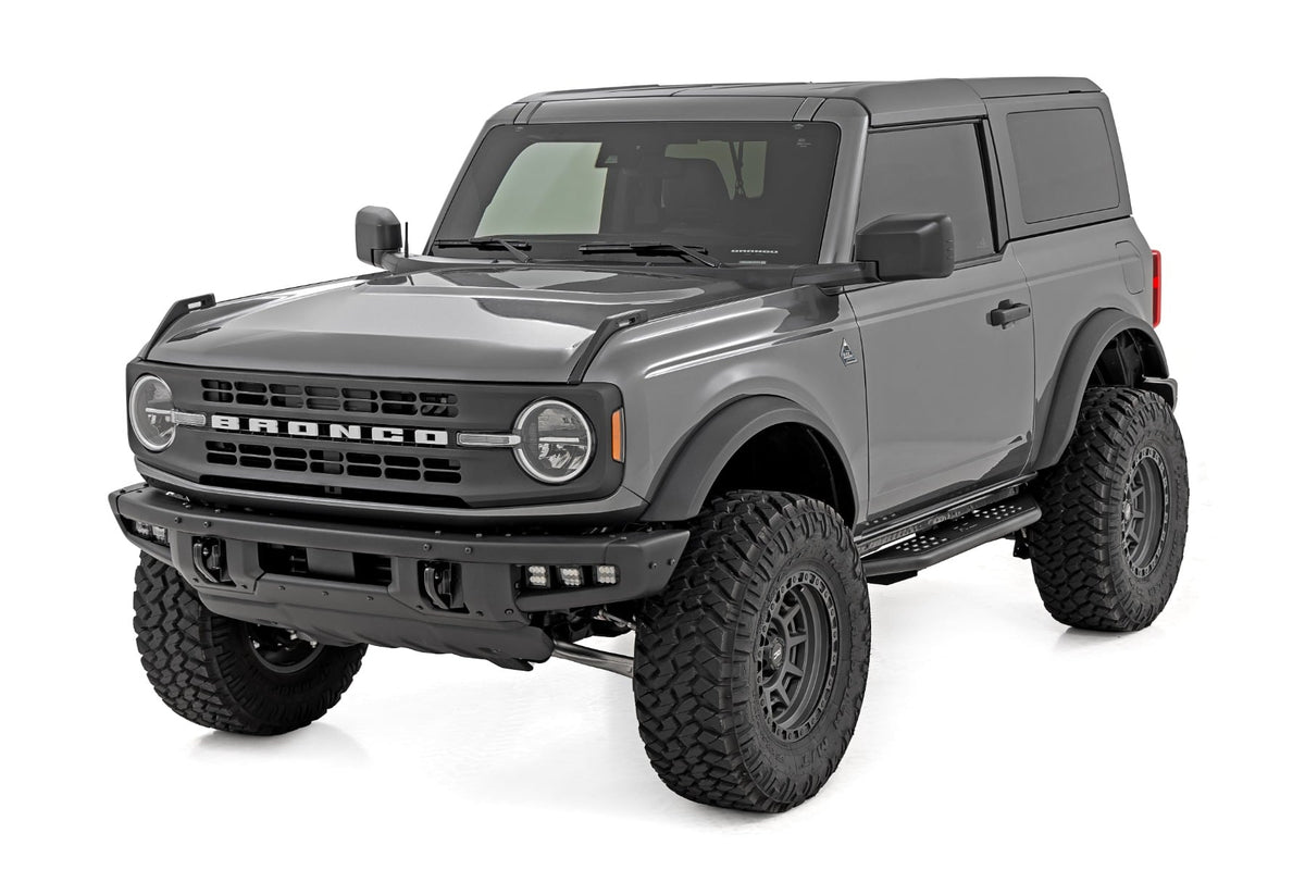 Rough Country 14004 OV2 Running Boards | Side Step Bars | 2-Door | Ford Bronco (2 Door) (21-26) - Image 5