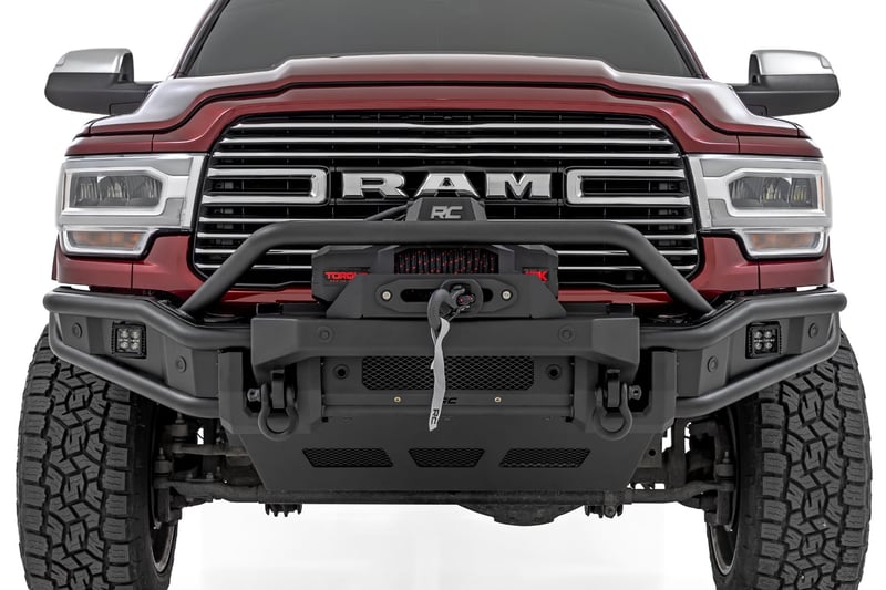 RC Front Bumper | Tubular |Winch Mount | Ram 2500/3500 2WD/4WD (2019-2026) (manufacturer page)