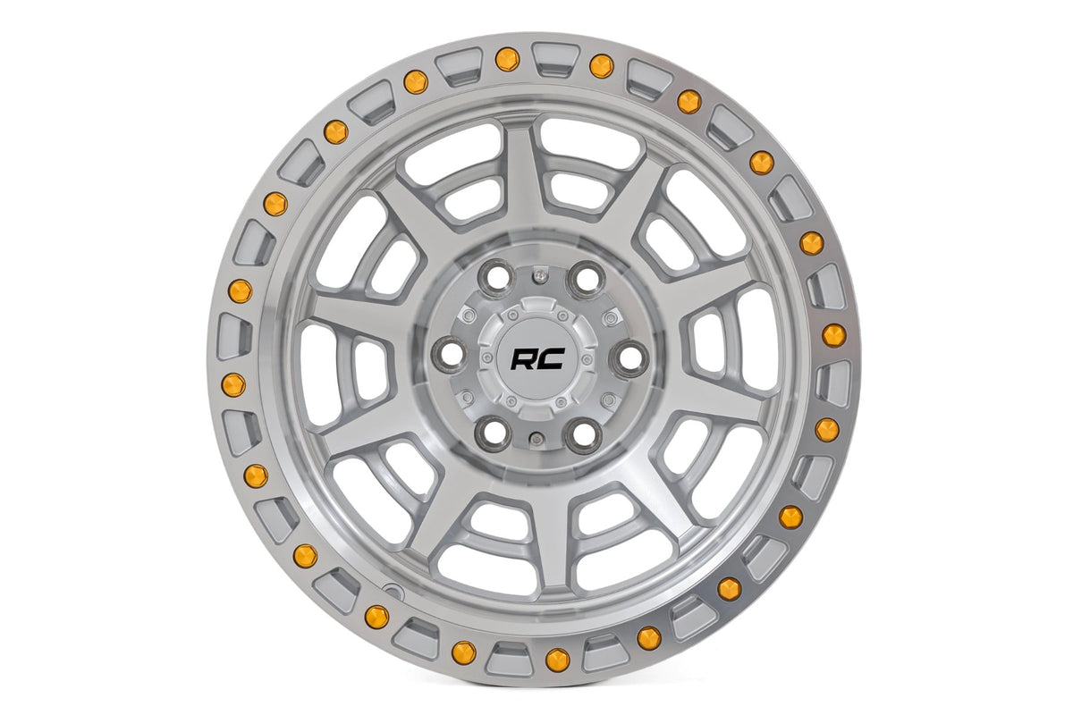 Rough Country 85 Series Wheel | Simulated Beadlock | Full Machine | 17x9 | 5x5 | -12mm - RC Wheels (Image 2 of 6)