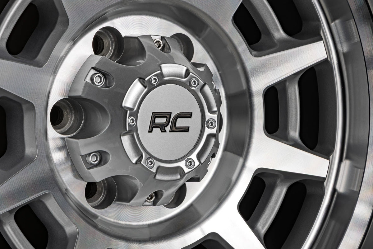 Rough Country 85170010C 85 Series Wheel | Simulated Beadlock | Full Machine | 17x9 | 8x6.5 | +0 - Studio View 6