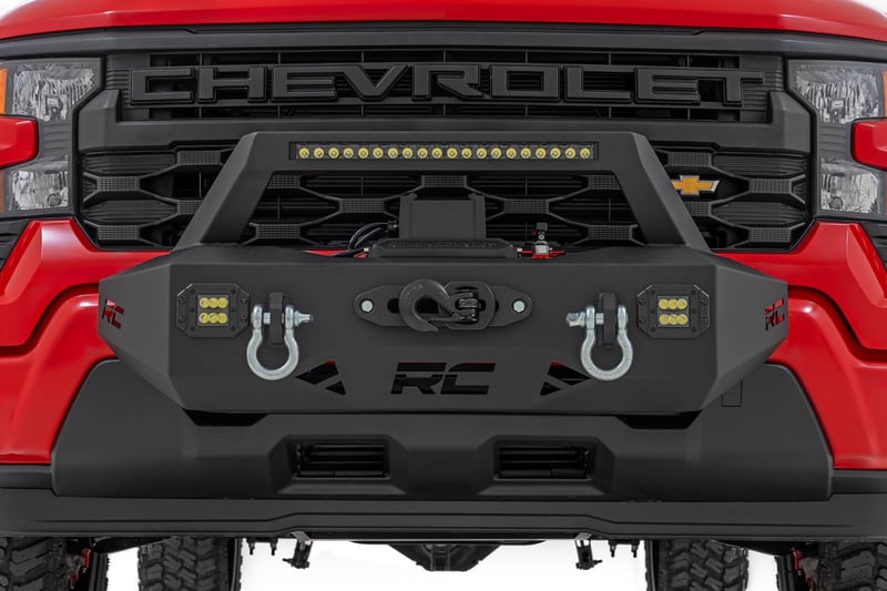 RC EXO Winch Mount Kit | Chevy Silverado 1500 2WD/4WD (2022-2026) (manufacturer page)