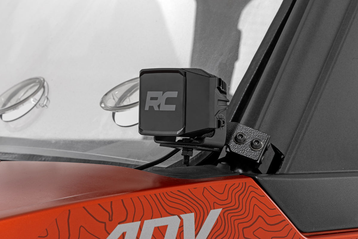 LED Light Kit | Front Mount | 3" Chrome Pair | Wide Angle | Polaris XPEDITION ADV 5 - Lighting & Acc (Image 4 of 6)