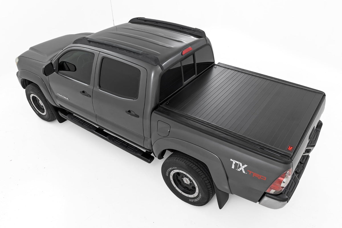 Rough Country 50415500 Hard Roll Up Bed Cover | 5' Bed | Toyota Tacoma 2WD/4WD (2005-2015) - Studio View 3