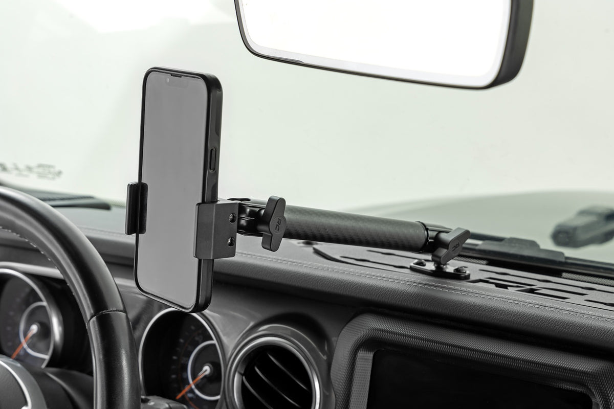 Dash Mount | 8" Mount Kit | Jeep Gladiator JT/Wrangler JL 4WD (2018-2026) - Cargo Management (Image 2 of 6)