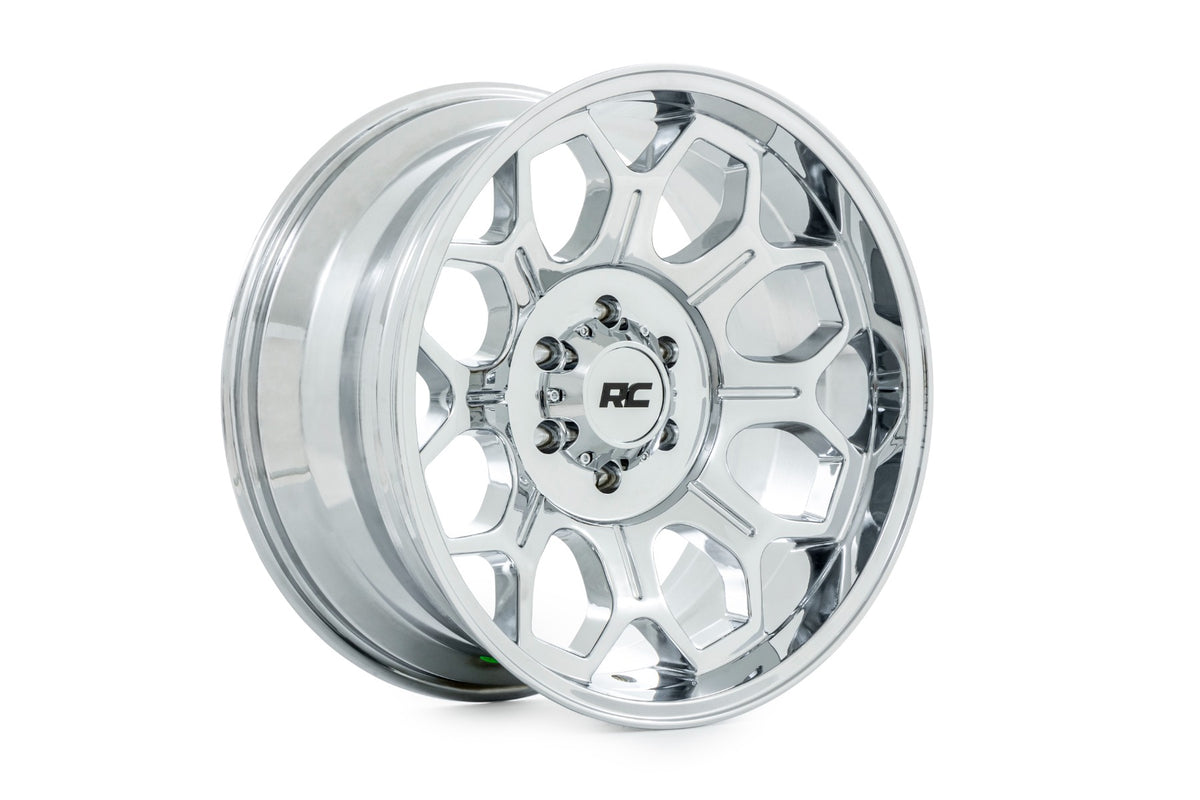 Rough Country 77 Series Wheel | One-Piece | Chrome | 20x10 | 6x135 | -25mm - RC Wheels (Image 3 of 6)