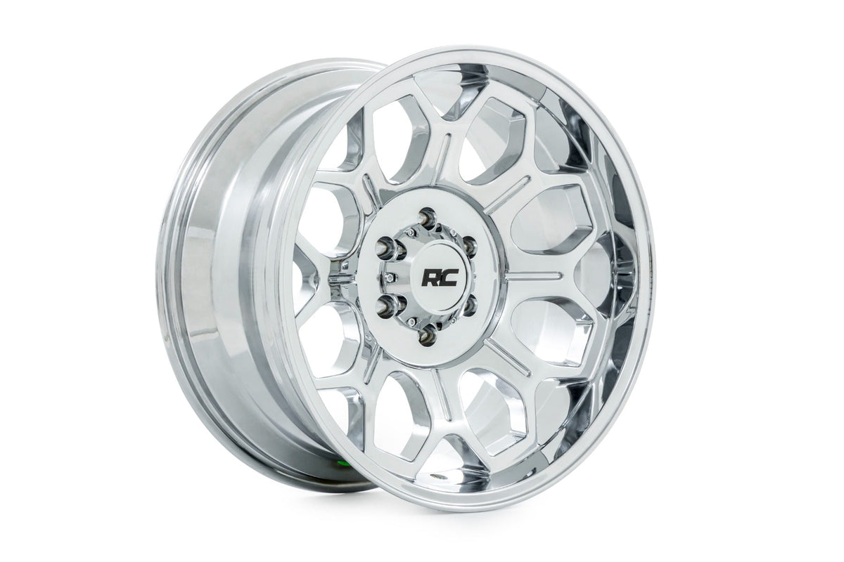 Rough Country 77224411 77 Series Wheel | One-Piece |Chrome | 22x12 | 8x170 | -44mm - Image 4