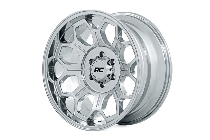 Rough Country 77 Series Wheel | One-Piece |Chrome | 22x12 | 8x170 | -44mm (manufacturer page)
