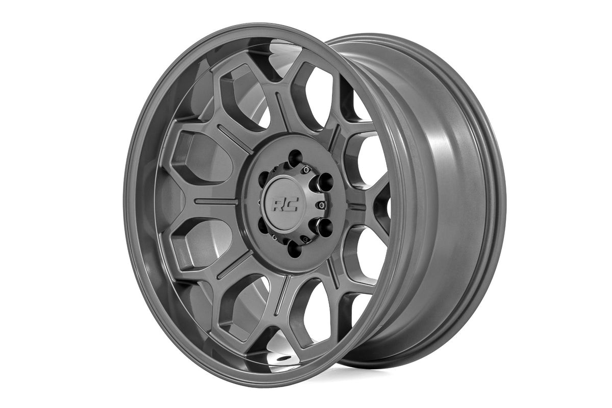 Rough Country 77 Series Wheel | One-Piece | Gunmetal Gray | 20x9 | 6x5.5 | 0mm - RC Wheels (Image 1 of 6)