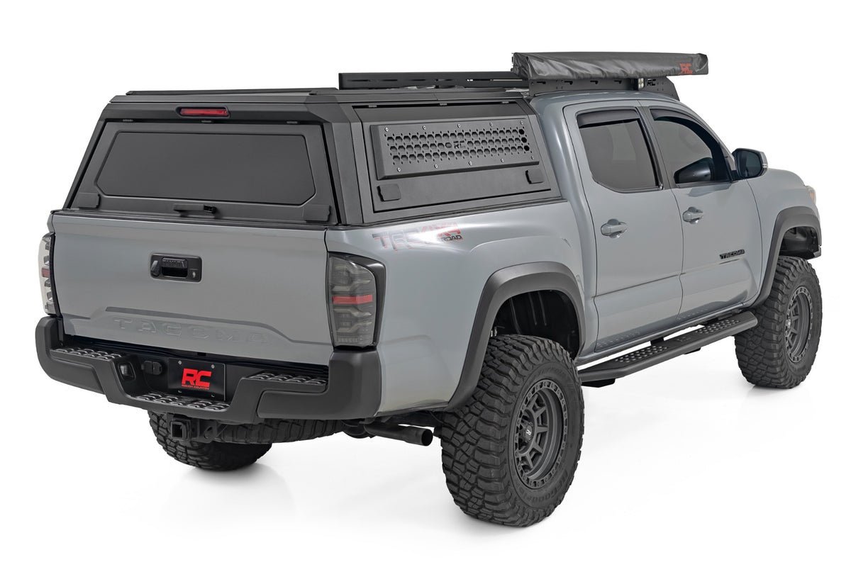 Rough Country 73406 Truck Bed Cap | Modular | 5' Bed | Toyota Tacoma 2WD/4WD (2016-2023) - Studio View 3