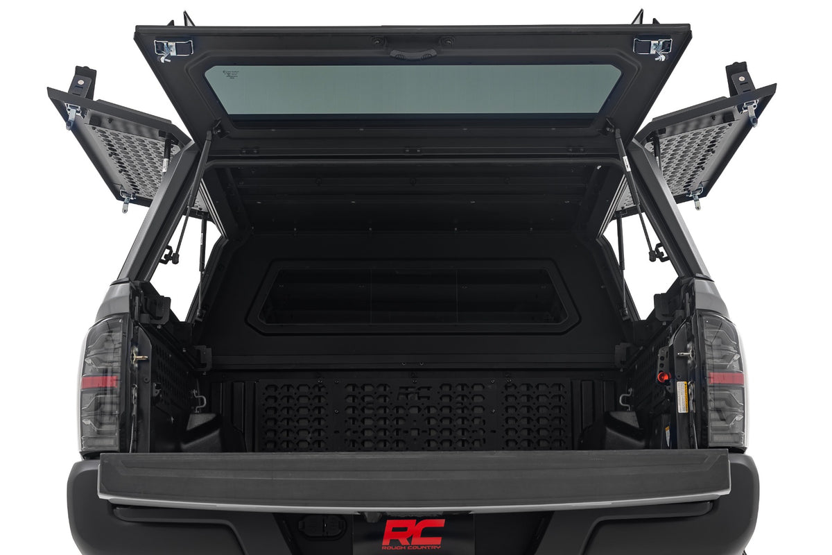 Rough Country 73406 Truck Bed Cap | Modular | 5' Bed | Toyota Tacoma 2WD/4WD (2016-2023) - Studio View 4